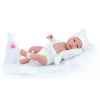 Realistické miminko - holčička Andulka s taštičkou s věcmi pro miminka od španělské firmy Marina & Pau (Ane Baby Nursery Bolsa - 45 cm - baleno v sáčku)