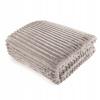 Prikrývka na posteľ - KOC160X200 Elegantne rozmazané béžové pruhy (KOC160X200 Elegantne rozmazané béžové pruhy)