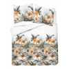 Posteľná Bielizeň 200x220 5479a oranžové kvety