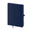 Zápisník Memory L - bodkovaný , white Farba: dark blue