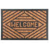 Rohožka MagicHome RBP 193, pred dvere, Welcome 3, 40x60 cm, guma/panama