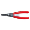 KNIPEX 49 31 A1 Precízne kliešte pre vonkajšie poj.kr.10-25 mm obmedzenie roztvorenia, pot.plast.,f.na šedo