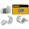 PVC úchytky DeWalt DDF4400025 25 mm biele, 100 kusov