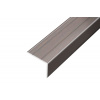 AP5 schodová lišta samolepiaca B, hliník+fólia wenge, v: 20 mm, š: 25 mm, d: 2,7 m