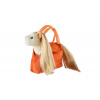 Teddies Jednorožec v kabelke/taške oranžovej plyš