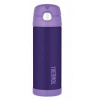 Thermos Thermos Puniner 0,47 L ruže a purpurové (Termos detské termosky so slamenou Poundiner 470 ml)