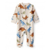CARTER'S Overal na zips fleece Sleep & Play khaki Dino chlapec 3m/veľ.62 1T611410_3M