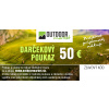 Outdoormarket Darčekový poukaz Hodnota: 50