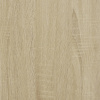 vidaXL Úzka úložná skrinka dub sonoma 40x42,5x225 cm kompozitné drevo - Hnedá - 145297-91666