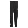 adidas Fleece Tapered Cuff 3-Stripes Joggers Black/White L