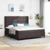 zahrada-XL Postel s pružinami a matrací & LED, tmavohnedá, 180 x 200 cm 3343521