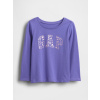 GAP Baby tričko s logom Modrá 12-18M Modrá Modrá