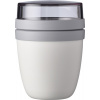 Box na jedlo Mepal Ellipse Mini (300+120 ml) , white Farba: white
