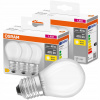 Žiarovka, žiarivka - 6x LED žiarovka lopta E27 4W = 40W 2700K OSRAM BASE (6x LED žiarovka lopta E27 4W = 40W 2700K OSRAM BASE)