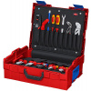 Box Elektro s náradím 63ks KNIPEX 00 21 19 LB E