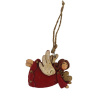 Vianočné dekorácie na zavesenie anjelik X6385/1