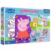 Trefl Oboustranné Prasátko Peppa SUPER GIANT 15 dielov