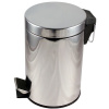 Nášľapný odpadkový kôš chrómový, 5 l