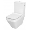 Cersanit CREA WC-Kombi CleanOn + sedátko SLIM SC+ nádržka, Biela hranaté K114-022+K673-004 K114-022+K673-004