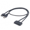 AKASA AK-CBSA03-80BK Flexstor ESATA Cable 2.5