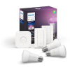 Philips Hue 9W E27 3 set + 2 switch White and Color ambiance starter kit BT 929002216805