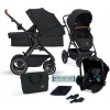 Kinderkraft B-Tour PRO - multifunkčný kočík, set 3 v 1 so sedadlom MINK PRO | Black 2025