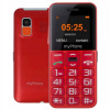 Telefón myPhone Halo Easy červený pre seniorov s rádiom, silná batéria, BT, 2G