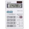 Sharp EL-320W vrecková kalkulačka, displej (počet míst) 12, na batérie, solárny pohon, biela; EL-320W