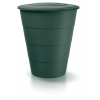Prosperplast SMOOTH Sud na dažďovú vodu, 210l, zelený IDSM210