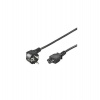 PremiumCord Kabel síťový 230V k notebooku 3m, trojlístek 