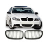PROTEC Přední maska BMW E90 E91(sport grille) 08+ LESKLÁ ČERNÁ