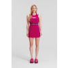 ŠATY KARL LAGERFELD JEANS KLJ LOGO ELASTIC TANK DRESS FUCHSIA