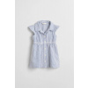 ŠATY GANT STRIPED SEERSUCKER DRESS RICH BLUE
