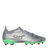 Skechers SKX 01 Low Firm Ground Football Boots Juniors Silver 5 (38)