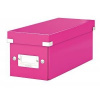 LEITZ Krabice na CD Click & Store, Růžová 60410023