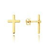 MINET JMG0185WGE02 - MINET Elegantní zlaté náušnice křížky Au 585/1000 1,05g