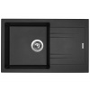Granitový drez Sinks LINEA 780 N Metalblack