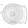 Ventilátor kúrenia Citroen Jumpy 07 2.0 HDi 95 11 DENSO