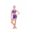 Priliehavé gymnastické šortky SOLO RG 754-635 fialové vel. 128