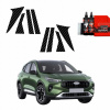 8v1 Karbónová fólia na stĺpiky pre Ford Kuga Titanium Facelift (2024-2025)