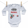 Boodyy Body s dlhým rukávom Tatov malý rebel 98 (2-3 roky)