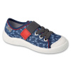 Chlapčenské tenisky BEFADO 351X007 modrá - autá-v ext. sklade