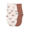 INGENUITY Zavinovačka SwaddleMe™ Ulitka bavlna Rising sun 2ks 0,5 TOG 0-3m