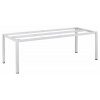 KETTLER Stolová kostra CUBIC 220x95 cm - strieborná