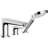 Hansgrohe Talis E 3-otvorová vaňová batéria so súpravou Secuflex, chróm 71730000