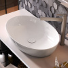 VILLEROY & BOCH Artis oválne umývadlo na dosku bez otvoru, bez prepadu, 610 x 410 mm, biela alpská, 41986101