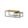 AUTRONIC Konferenčný stolík 100x60cm, mdf, dub, CT-619 OAK
