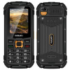 EVOLVEO EVOLVEO StrongPhone Q1, vodotěsný odolný Dual SIM telefon, černo-oranžový