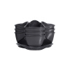 Kvetináč na bylinky COUBI HERBAL grafit 29,5cm