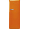 SMEG 51's Retro Style FAB28 chladnička s mraziacim boxom oranžová